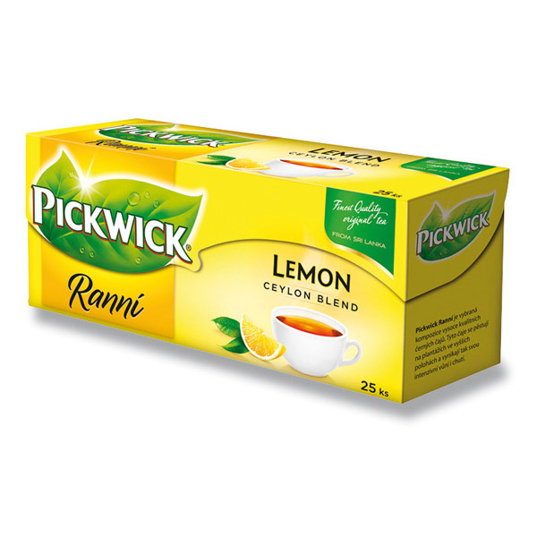 Čaj černý Pickwick - Ranní s citronem 25x1,75g